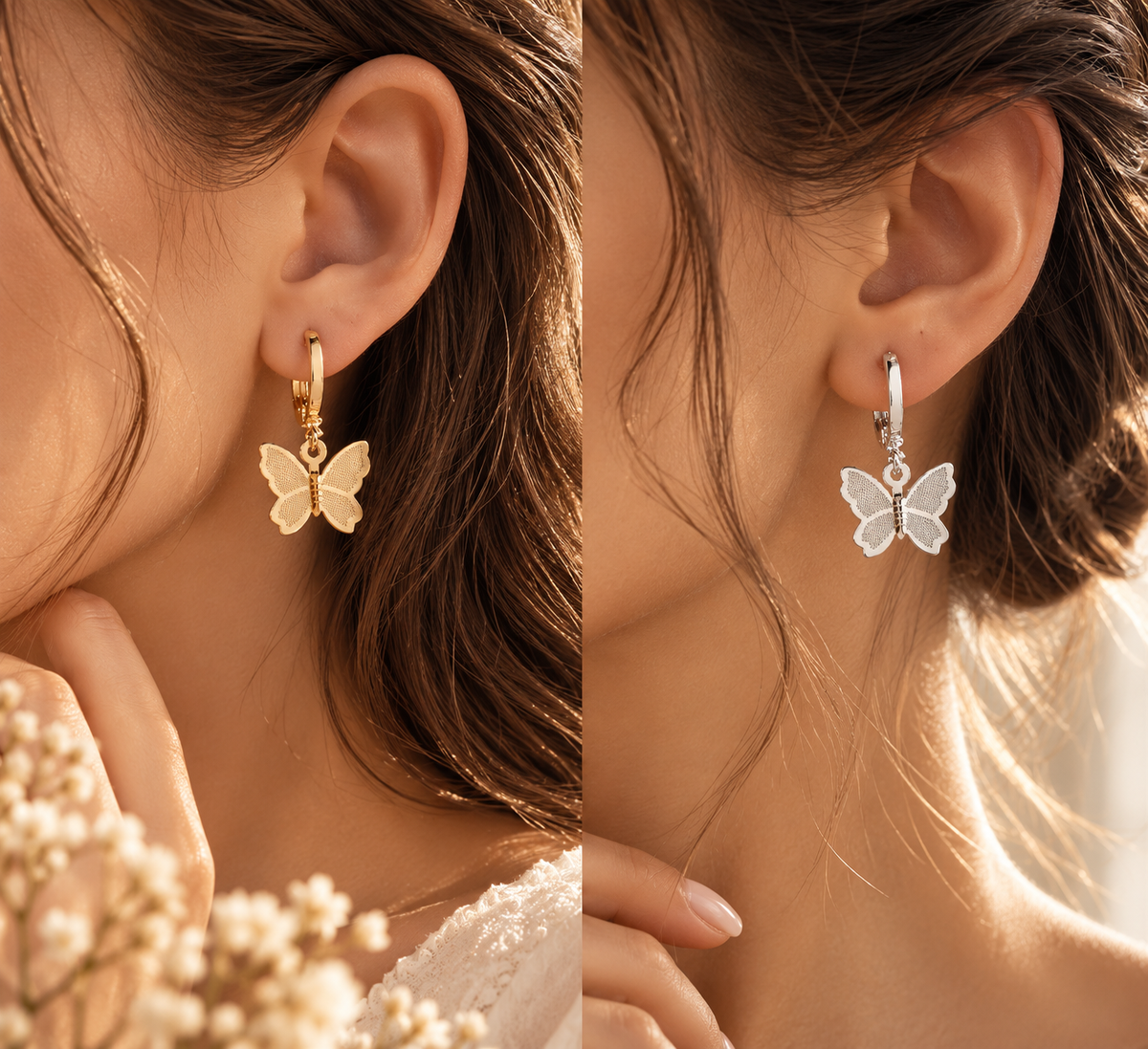 Delicate Flutter Earrings