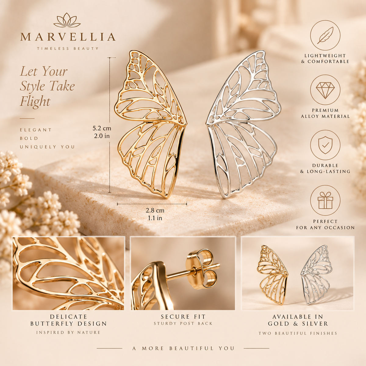 Butterfly Whispers Earrings