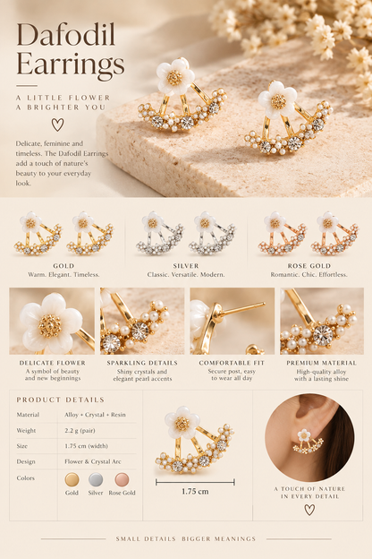 Daffodil Earrings