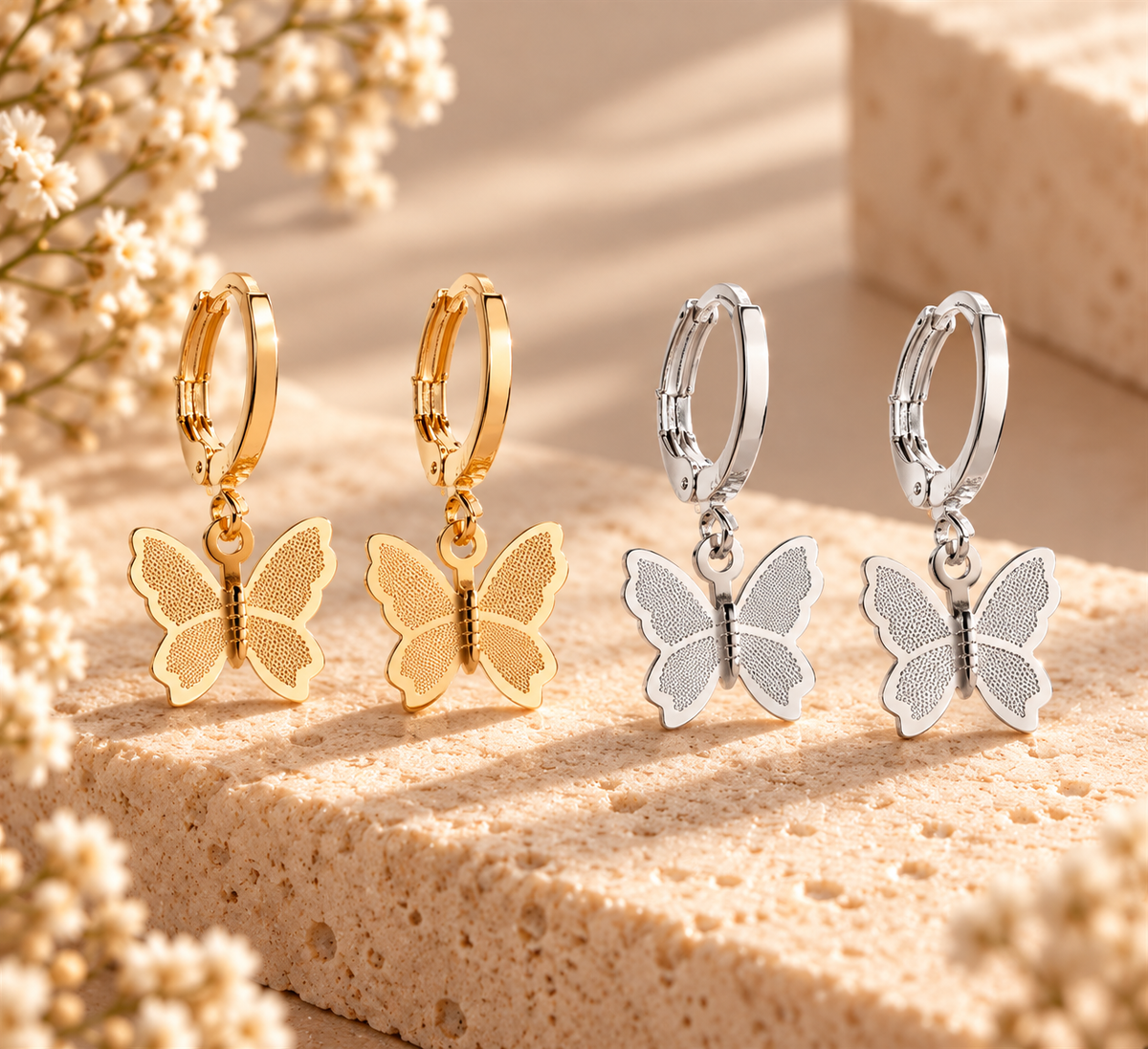 Delicate Flutter Earrings