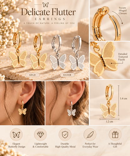 Delicate Flutter Earrings
