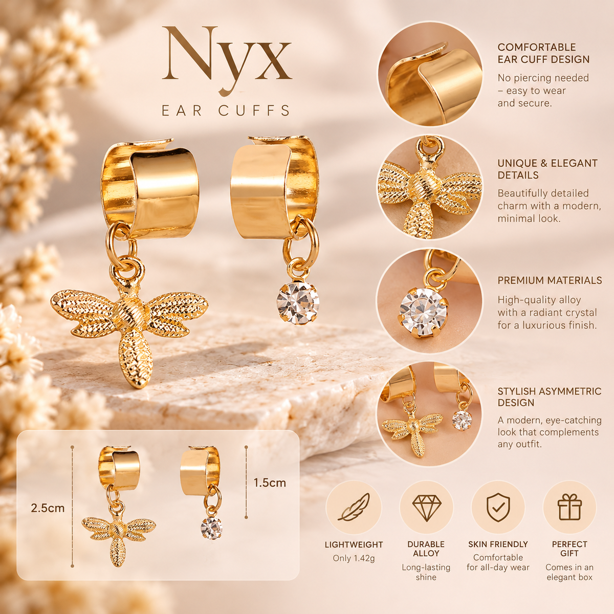 Nyx Ear Cuffs