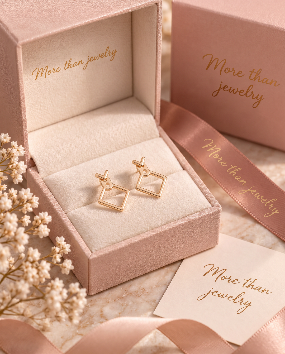 Rhea Earrings in Marvellia gift box