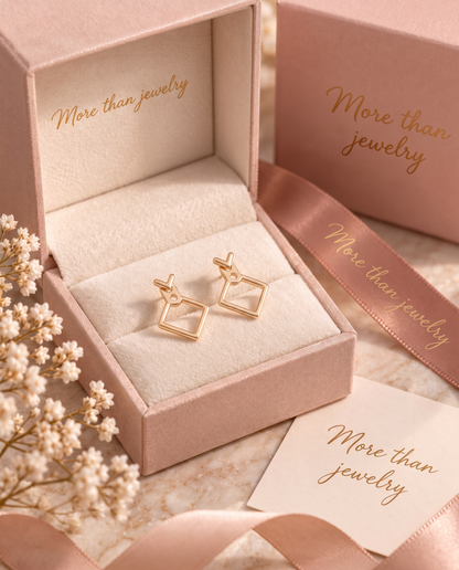 Rhea Earrings in Marvellia gift box