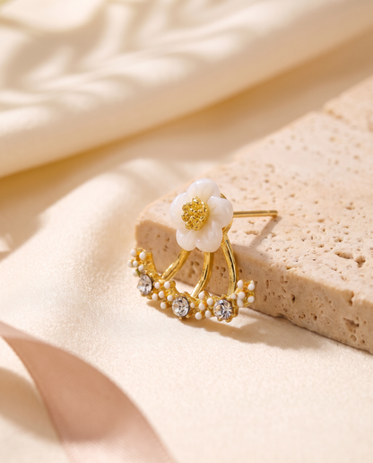 Daffodil Earrings side view