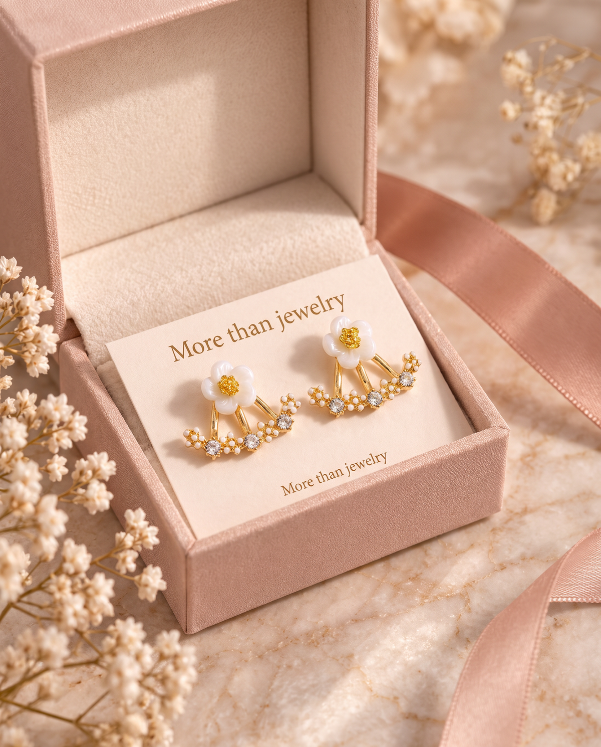 Daffodil Earrings in Marvellia gift box